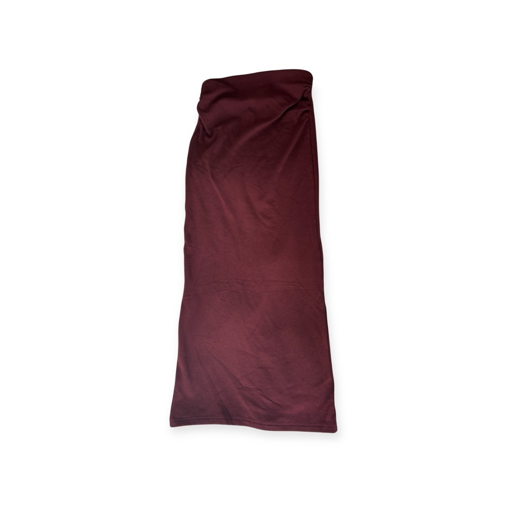 OGL Movement Thermal Sensation Convertible Midi Tube Dress Or Skirt Brown Sz XS